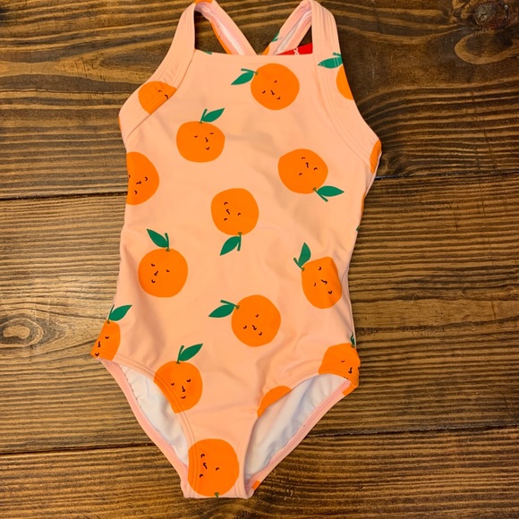 swimsuit with oranges